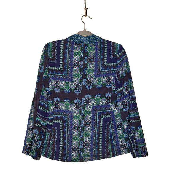 CHICO'S NEW $139 3/4 Sleeve‎ Veronica Mix Print Blazer Chico's 0 / US Small - Picture 2 of 4